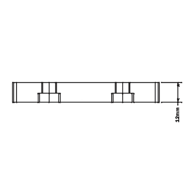 32-4590WS-1SS MODULAR SOLUTIONS MOUNTING PLATE 45 X 90 NO CENTER HOLE